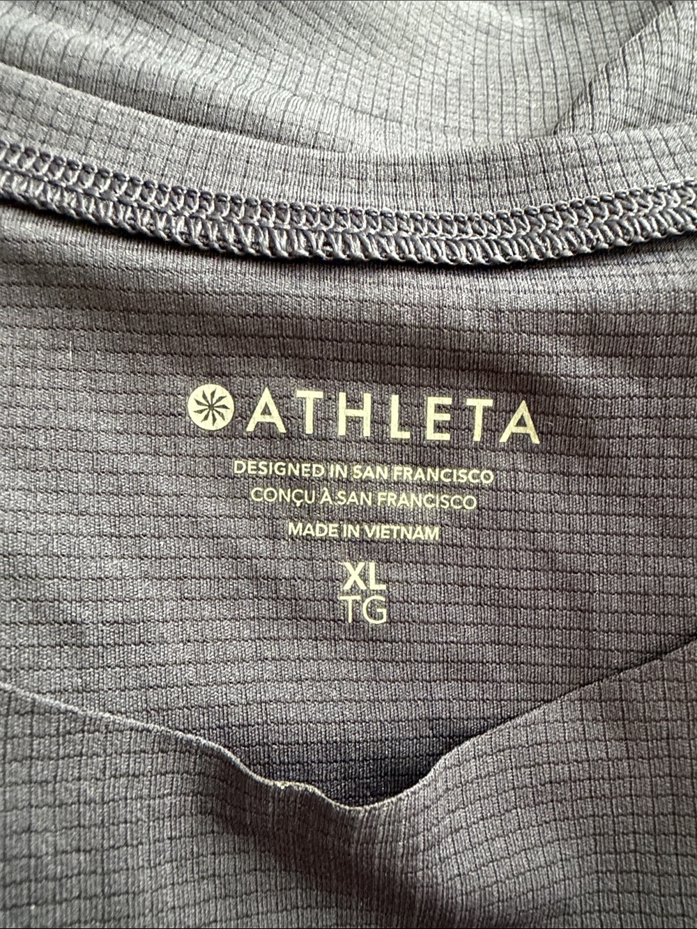 Athleta Navy Lightweight Racerback Tank - Picture 2 of 3